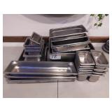 LOT 35 ASSORTED SS PANS