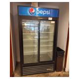 TRUE 2 SLIDING GLASS DOOR REFRIGERATOR GDM-37-LD