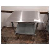 30" X 24" SS TABLE