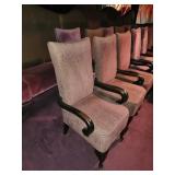 CUSHIONED HIGH BACK ARM CHAIRS