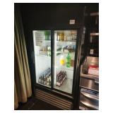 TRUE SELF CONTAINED 2 GLASS DOOR REFRIGERATOR