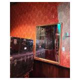 WOOD FRAMED MIRROR 38" X 50" TALL