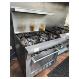 SUNFIRE 6 BURNER GAS RANGE WITH OVEN
