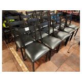 BLACK METAL FRAME CHAIRS