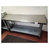 60" X 24" SS TABLE