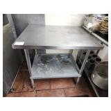 36" X 30" SS TABLE