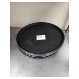 LOT 7 ROUND SERVING TRAYS