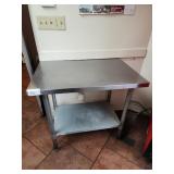 36" X 24" SS TABLE