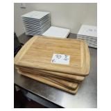 WOOD CUTTING BOARDS 9.5" X 13.5"