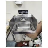 HAND SINK WITH SPLASH GUARDS