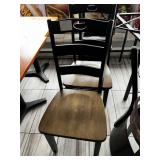 HIGH BACK WOOD FRAME CHAIRS
