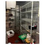 METRO RACKS 36" X 14" SHELVES - NO CONTENTS