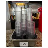 BIN PLASTIC CUPS