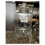GLASS DRINK DISPENSER