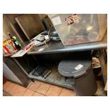 72" X 24" SS TABLE - NO CONTENTS