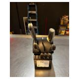 SET 7 KNIVES & HOLDER