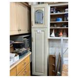 White 2 door storage cabinet