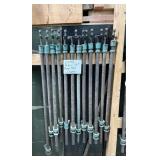 30" Pony pipe clamps