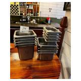 LOT 15 ASSORTED BAIN MARIE PANS