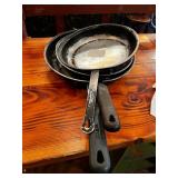 ASSORTED FRY PANS