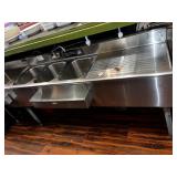 3 COMP BAR SINK 60" X 20"