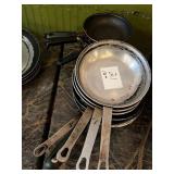ASSORTED FRYING PANS