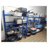 METRO RACKS WITH CONTENTS