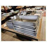 LOT ASSORTED SS PANS