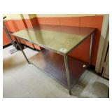 58.5" X 30" SS TABLE