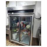 DELFIELD SELF CONTAINED 2 GLASS DOOR COOLER