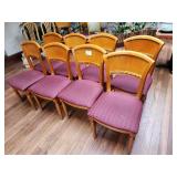 WOOD FRAME CUSHION SEAT CHAIRS