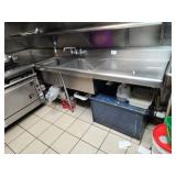 2 COMP SINK WITH 2 DRAINBOARDS 117" X 24"