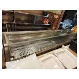 59" SUSHI CASE - CRACKED GLASS