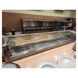 59" SUSHI CASE - CRACKED GLASS