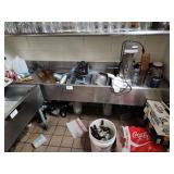 3 COMP BAR SINK 83" X 21"