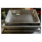 FULL SIZE PERFORATED STEAM PANS 21" X 13"