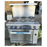 IMPERIAL 6 BURNER ELECTRIC STOVE W/ OVEN - 3 PHASE
