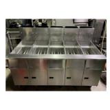 PITCO 5 COMPARTMENT GAS DEEP FRYER