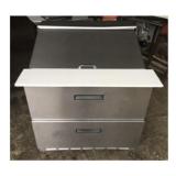 TRUE SELF CONTAINED 2 DRAWER SANDWICH SALAD PREP