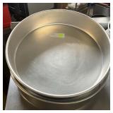 BRAND NEW CAKE PANS 12" X 12" X 2"