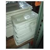 LOT OF 28 RECT PLATTERS