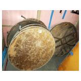 ROUND FOLDING TABLES 36" DIAMETER