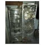 PAN RACKS WITH CONTENTS