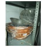 LOT ASSORTED LARGE BOWLS