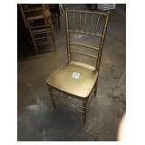 BALLROOM GOLD CHAIRS