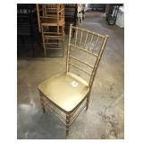BALLROOM GOLD CHAIRS