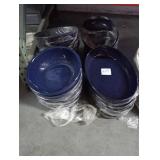 LOT OF 21 BOWLS & PLATTERS