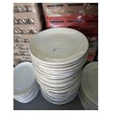 LOT OF 25 ROUND PLATTERS 16"