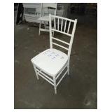 WHITE BALLROOM CHAIRS