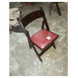 MAHOGANY FOLDING CHAIRS
